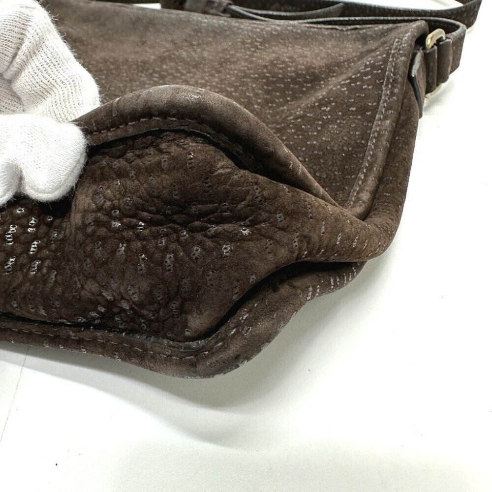 PRADA Shoulder Bag Leather Brown - Picture 5 of 10